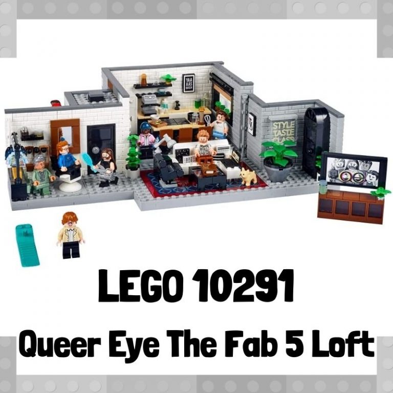 Lee mÃ¡s sobre el artÃ­culo Set de LEGO 10291 de Queer Eye: Loft de los Fab 5