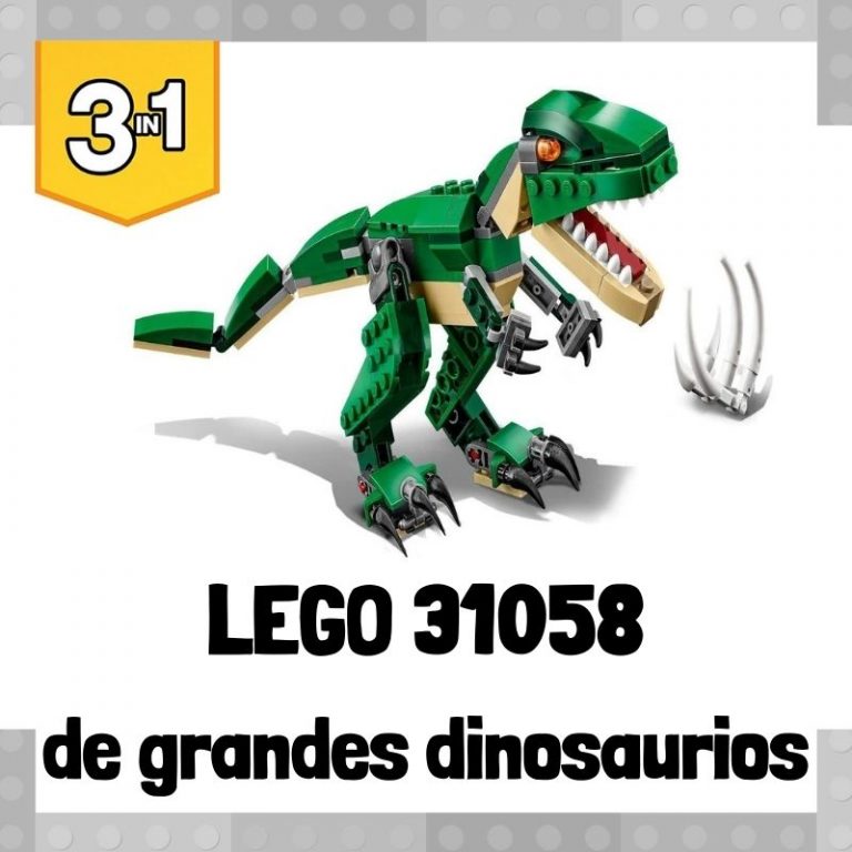 Lee mÃ¡s sobre el artÃ­culo Set de LEGO 31058 3 en 1 de Grandes dinosaurios