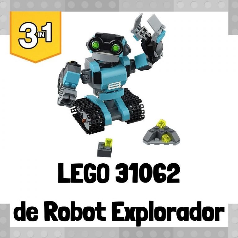 Lee mÃ¡s sobre el artÃ­culo Set de LEGO 31062 3 en 1 de Robot Explorador