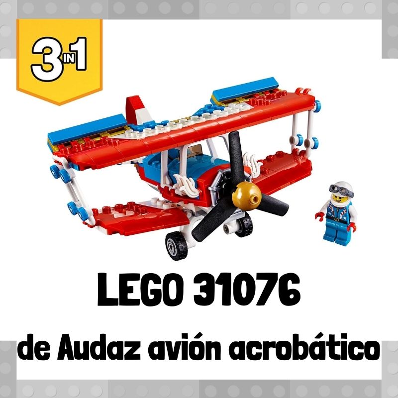 Lee mÃ¡s sobre el artÃ­culo Set de LEGO 31076 3 en 1 de Audaz aviÃ³n acrobÃ¡tico