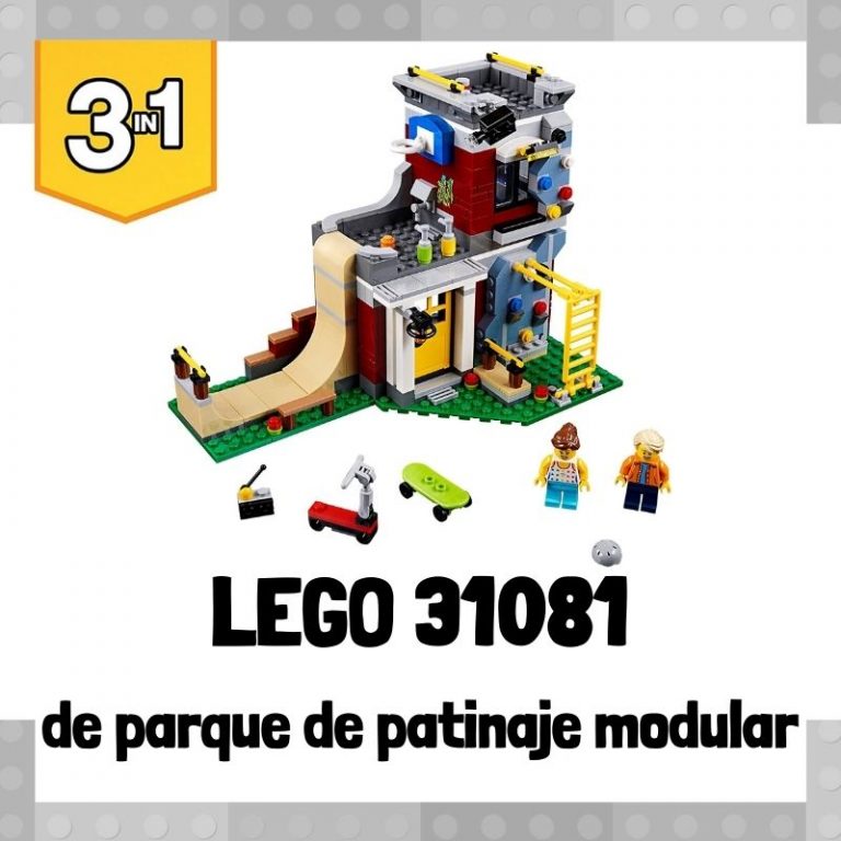 Lee más sobre el artículo Set de LEGO 31081 3 en 1 de Parque de patinaje modular