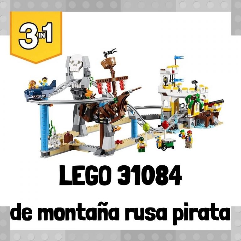 Lee más sobre el artículo Set de LEGO 31084 3 en 1 de Montaña rusa pirata