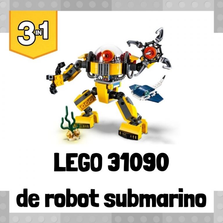 Lee más sobre el artículo Set de LEGO 31090 3 en 1 de Robot Submarino