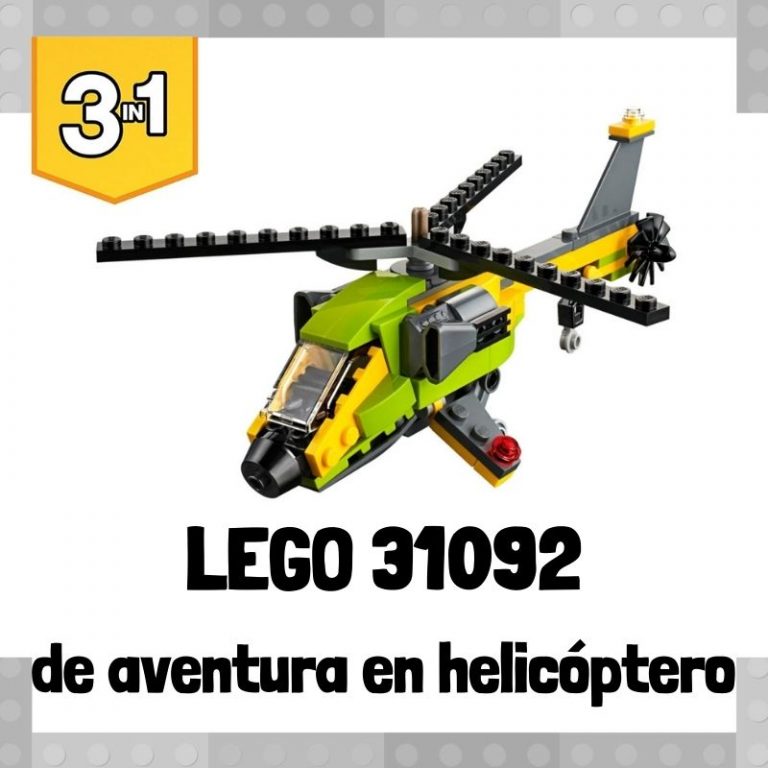 Lee más sobre el artículo Set de LEGO 31092 3 en 1 de Aventura en helicóptero