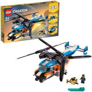 Lego 31096 De Helicóptero De Doble Hélice 3 En 1
