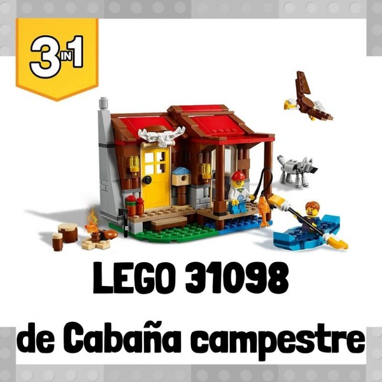 Lee más sobre el artículo Set de LEGO 31098 3 en 1 de Cabaña Campestre
