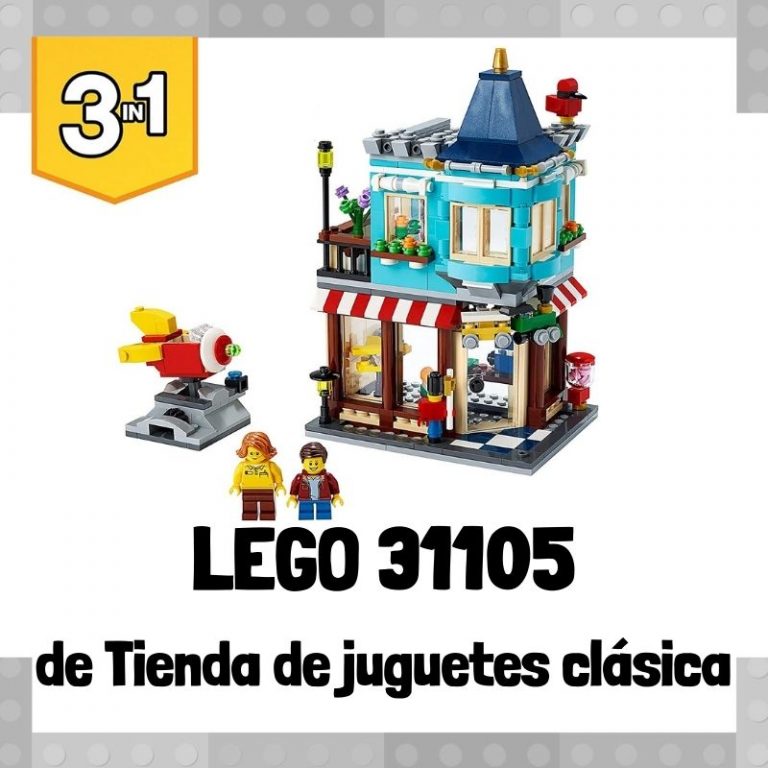 Lee m谩s sobre el art铆culo Set de LEGO 31105 3 en 1 de Tienda de juguetes cl谩sica