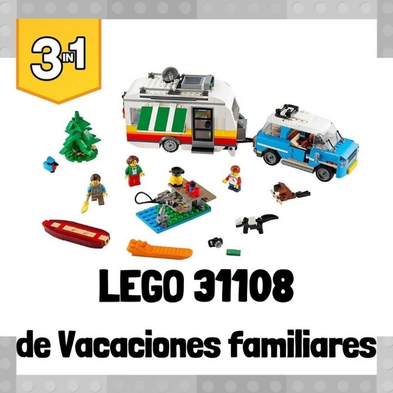 Lee más sobre el artículo Set de LEGO 31108 3 en 1 de Vacaciones Familiares en Caravana