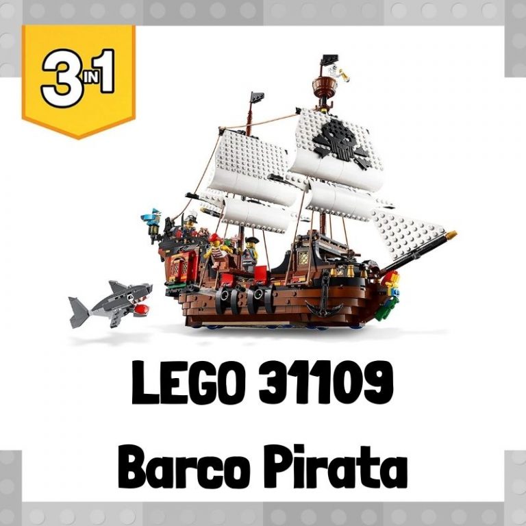 Lee mÃ¡s sobre el artÃ­culo Set de LEGO 31109 3 en 1 de Barco pirata