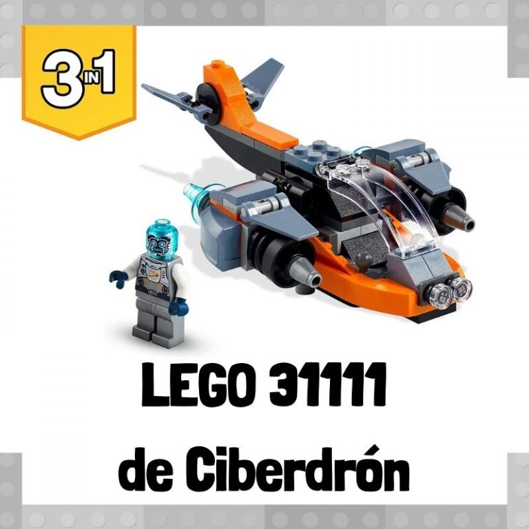 Lee más sobre el artículo Set de LEGO 31111 3 en 1 de Ciberdrón