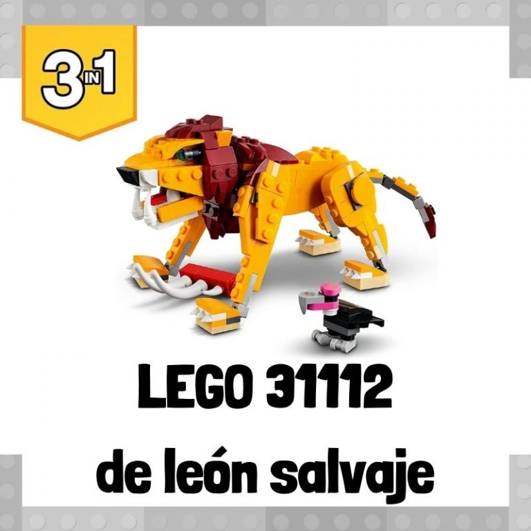 Lee mÃ¡s sobre el artÃ­culo Set de LEGO 31112 3 en 1 de LeÃ³n Salvaje