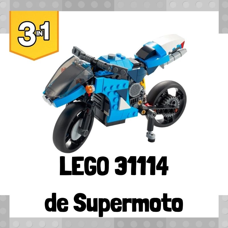 Lee más sobre el artículo Set de LEGO 31114 3 en 1 de Supermoto