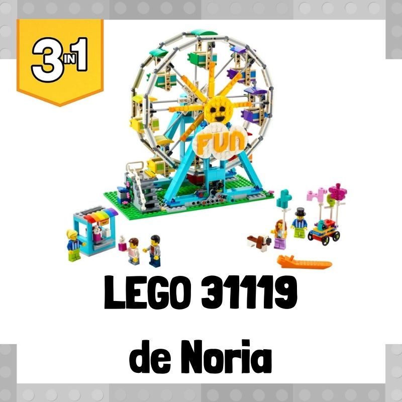 Lee m谩s sobre el art铆culo Set de LEGO 31119 3 en 1 de Noria