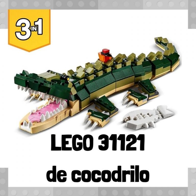 Lee más sobre el artículo Set de LEGO 31121 3 en 1 de Cocodrilo