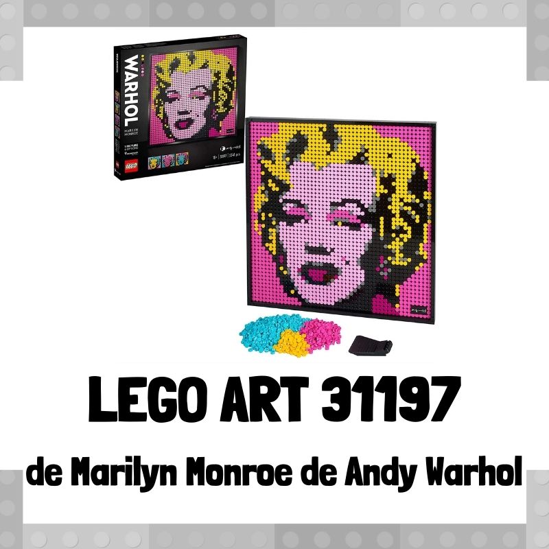 Lee más sobre el artículo Set de LEGO 31197 de Marilyn Monroe de Andy Warhol de LEGO Art