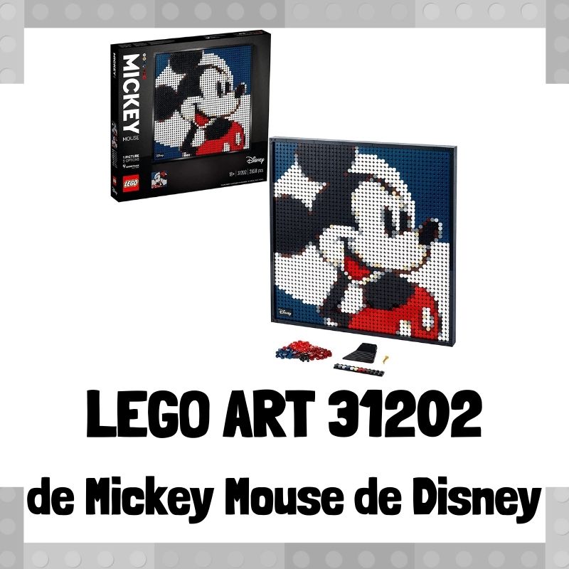 Lee mÃ¡s sobre el artÃ­culo Set de LEGO 31202 de Disney Mickey Mouse de LEGO Art
