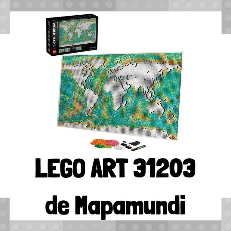 Lee mÃ¡s sobre el artÃ­culo Set de LEGO 31203 de Mapamundi de LEGO Art
