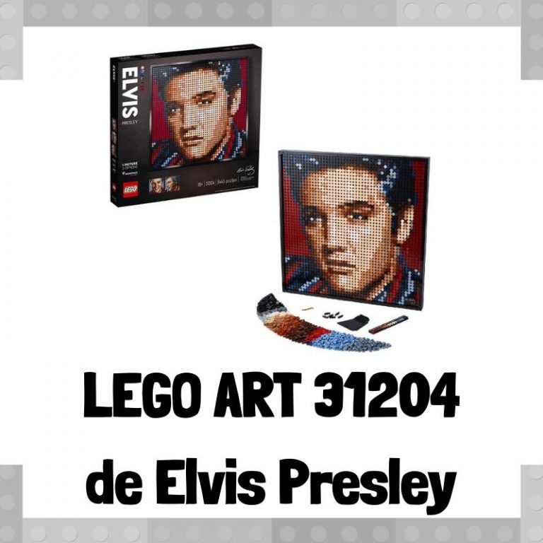 Lee más sobre el artículo Set de LEGO 31204 de Elvis Presley «The King» de LEGO Art