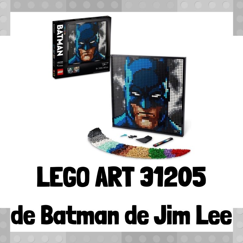 Lee mÃ¡s sobre el artÃ­culo Set de LEGO 31205 de Batman de Jim Lee de LEGO Art