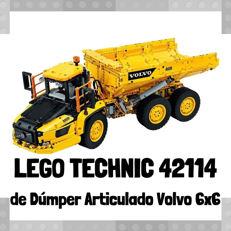Lee mÃ¡s sobre el artÃ­culo Set de LEGO 42114 de DÃºmper Articulado Volvo 6×6 de LEGO Technic