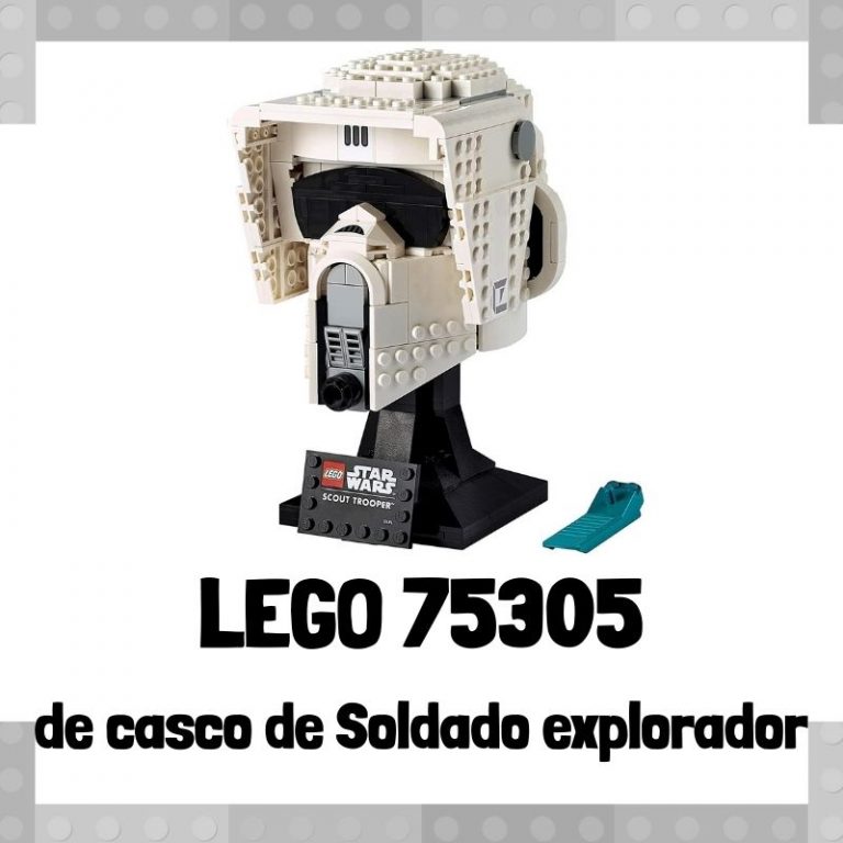 Lee mÃ¡s sobre el artÃ­culo Set de LEGO 75305 de casco de Soldado Explorador de Star Wars