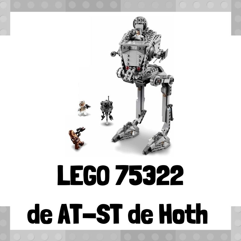 Lee más sobre el artículo Set de LEGO 75322 de AT-ST de Hoth de Star Wars