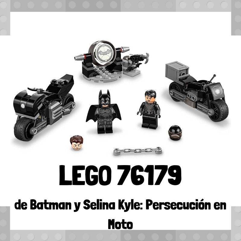 Lee mÃ¡s sobre el artÃ­culo Set de LEGO 76179 de Batman y Selina Kyle: PersecuciÃ³n en Moto de The Batman de DC