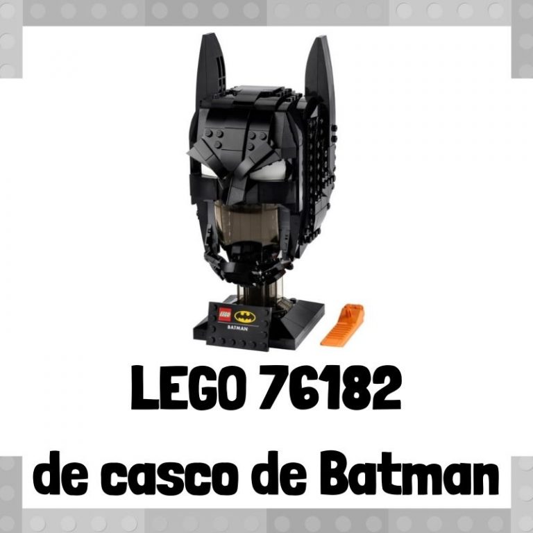 Lee m谩s sobre el art铆culo Set de LEGO 76182 de casco de Batman de DC