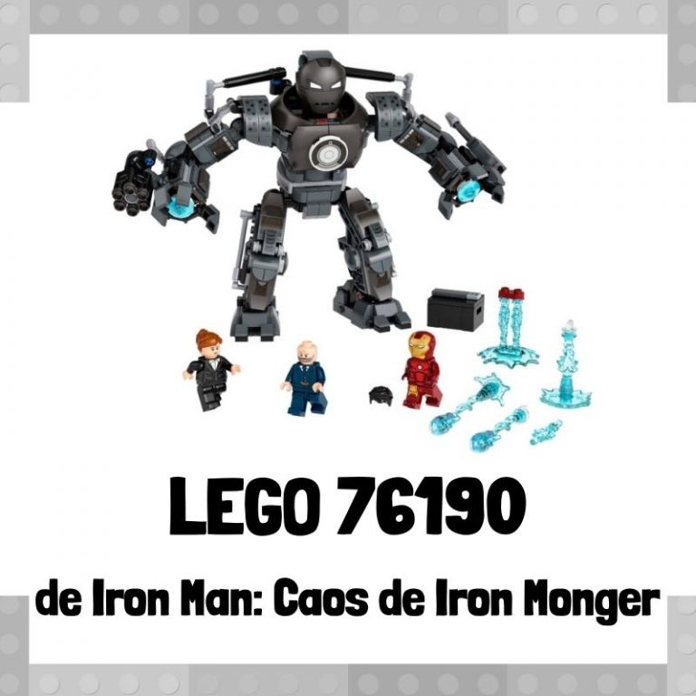 Lee mÃ¡s sobre el artÃ­culo Set de LEGO 76190 de Iron Man: Caos de Iron Monger de Marvel