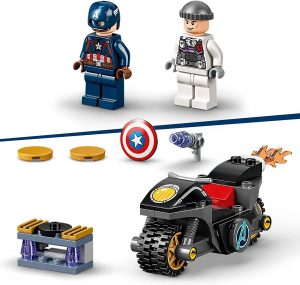 Lego De Capitán América Contra Hydra De Lego Marvel 76189 2