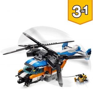 Lego De Helicóptero De Doble Hélice 3 En 1 De Lego Creator 31096