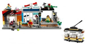 Lego De Mercadillo Con TranvÃ­a 3 En 1 De Lego Creator 31097