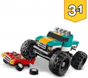 Lego De Monster Truck 3 En 1 De Lego Creator 31101