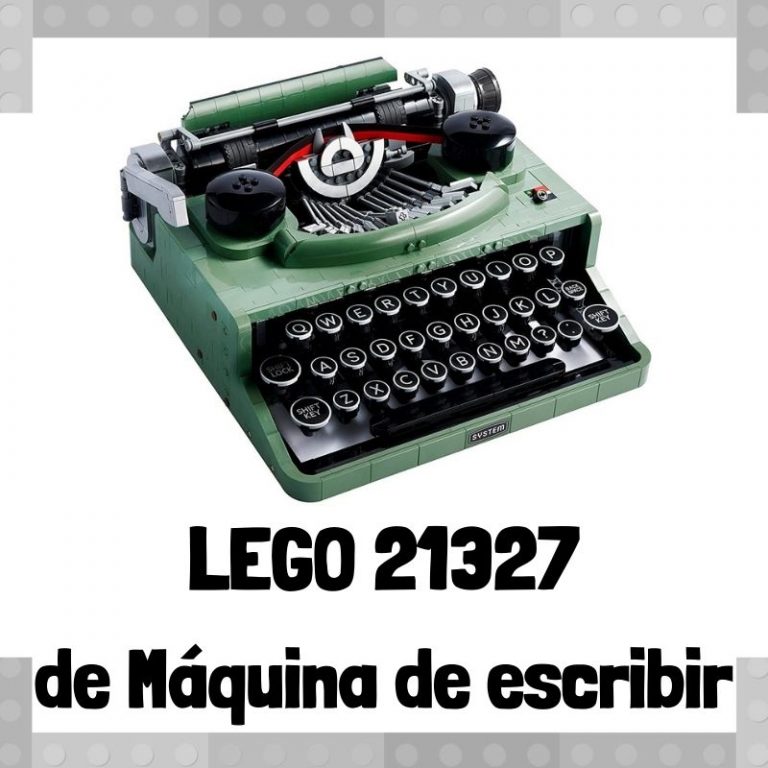 Lee mÃ¡s sobre el artÃ­culo Set de LEGO 21327 de MÃ¡quina de escribir
