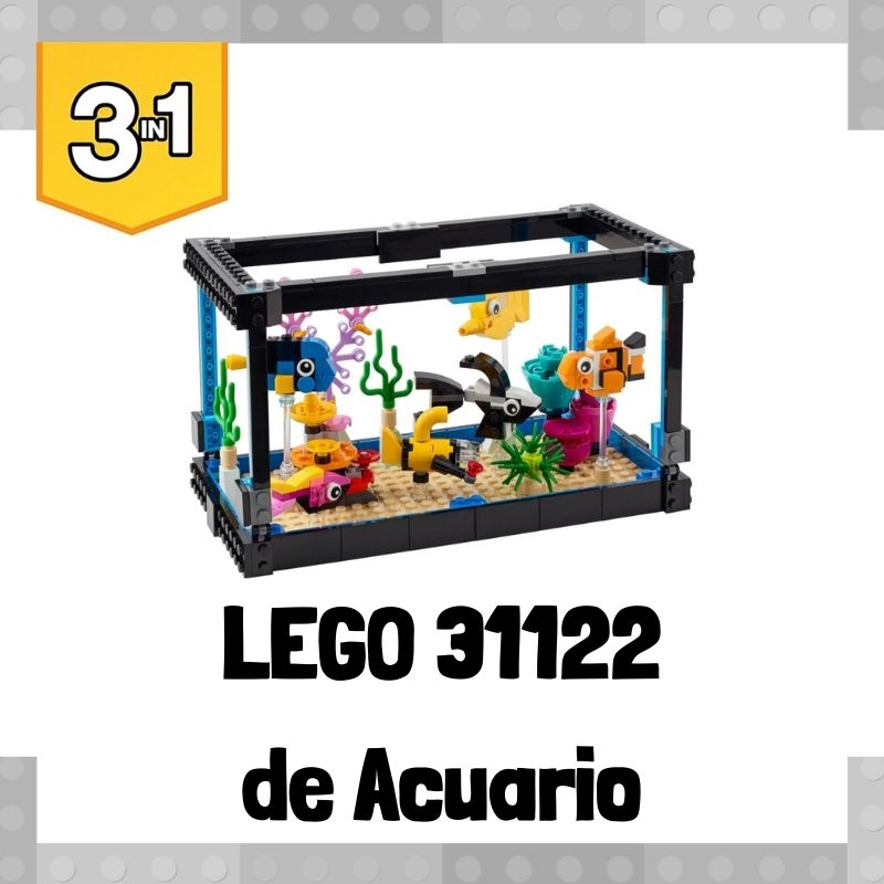 Lee m谩s sobre el art铆culo Set de LEGO 31122 3 en 1 de Acuario