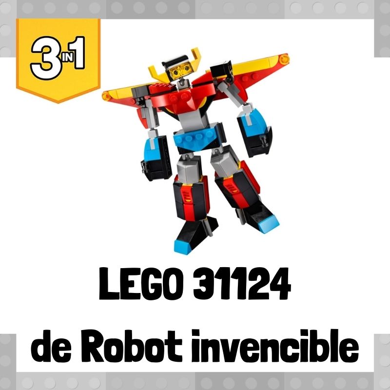 Lee mÃ¡s sobre el artÃ­culo Set de LEGO 31124 3 en 1 de Robot Invencible