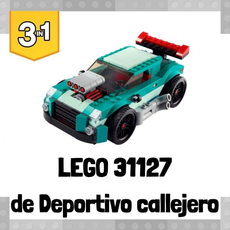 Lee mÃ¡s sobre el artÃ­culo Set de LEGO 31127 3 en 1 de Deportivo callejero