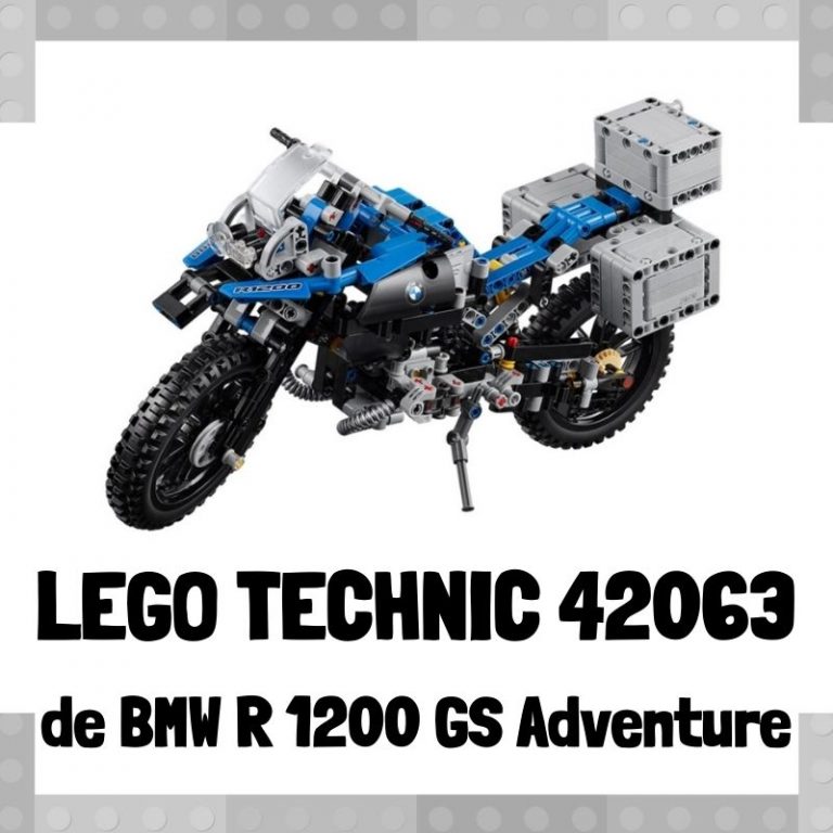 Lee mÃ¡s sobre el artÃ­culo Set de LEGO 42063 de BMW R 1200 GS Adventure de LEGO Technic