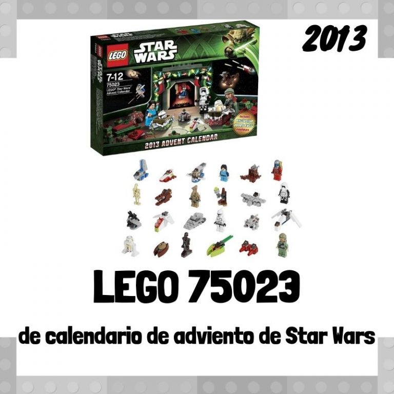 Lee mÃ¡s sobre el artÃ­culo Set de LEGO 75023 de Calendario de adviento de Star Wars