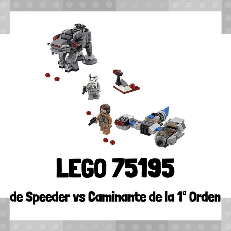Lee m谩s sobre el art铆culo Set de LEGO 75195 de Microfighter: Speeder vs Caminante de la 1陋 Orden de Star Wars
