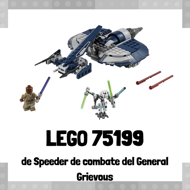 Lee mÃ¡s sobre el artÃ­culo Set de LEGO 75199 de Speeder de combate del General Grievous de Star Wars