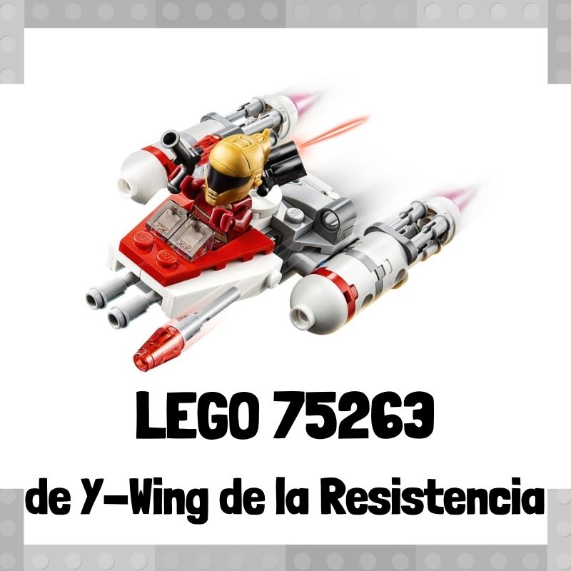 Lee mÃ¡s sobre el artÃ­culo Set de LEGO 75263 de Microfighter: Y-Wing de la Resistencia de Star Wars