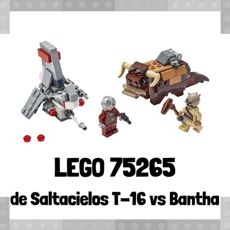 Lee más sobre el artículo Set de LEGO 75265 de Microfighter: Saltacielos T-16 vs Bantha de Star Wars