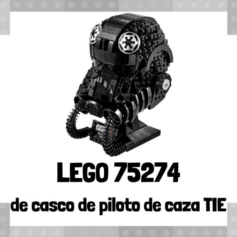 Lee m谩s sobre el art铆culo Set de LEGO 75274 de casco de Piloto de Caza TIE de Star Wars