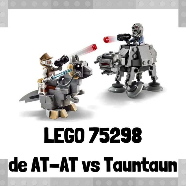 Lee mÃ¡s sobre el artÃ­culo Set de LEGO 75298 de Microfighter: AT-AT vs Tauntaun de Star Wars