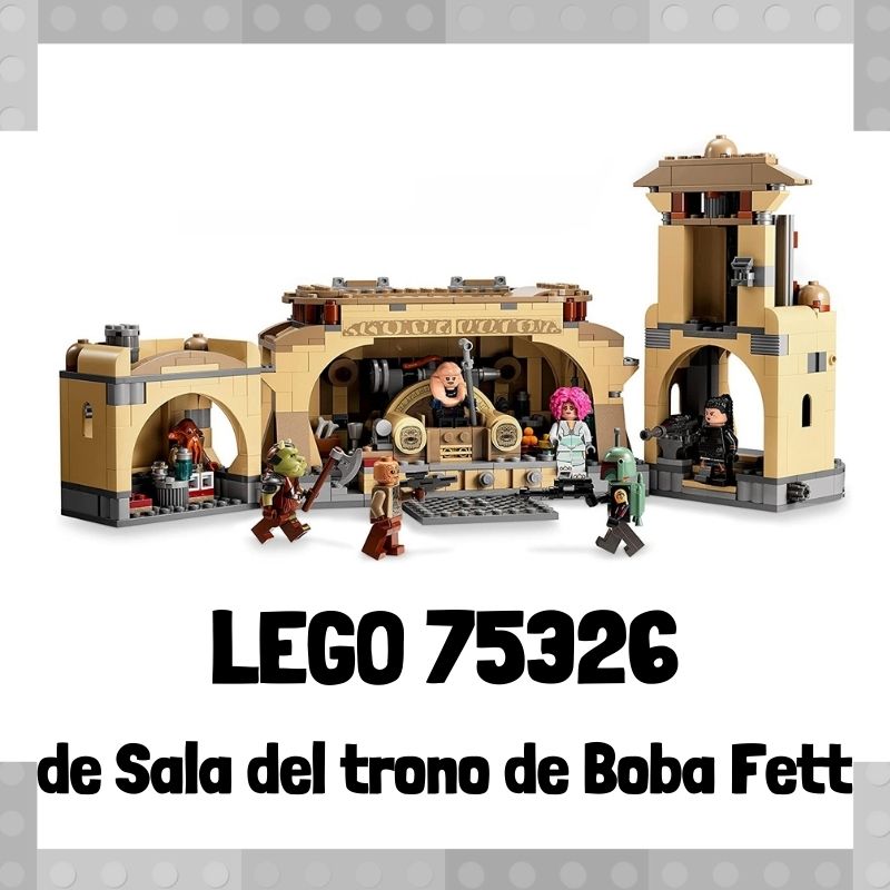 Lee más sobre el artículo Set de LEGO 75326 de Sala del trono de Boba Fett de Star Wars