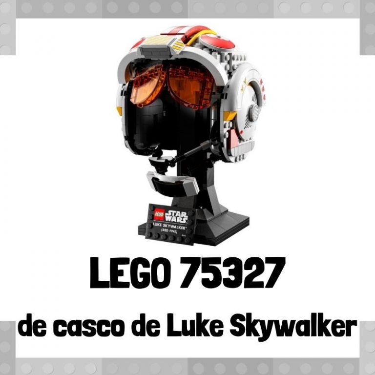 Lee m谩s sobre el art铆culo Set de LEGO 75327 de casco de Luke Skywalker de Star Wars