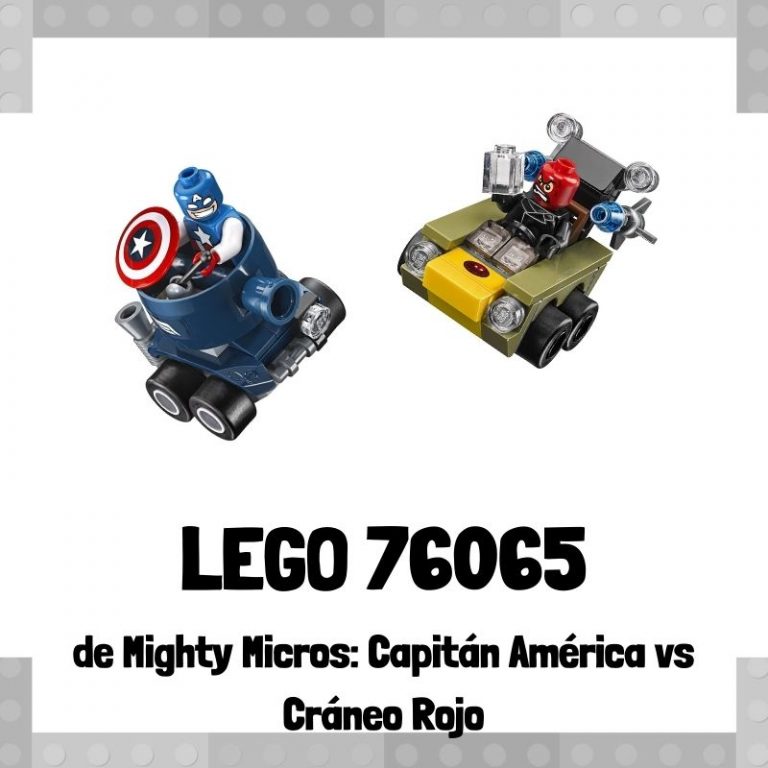 Lee mÃ¡s sobre el artÃ­culo Set de LEGO 76065 de Mighty Micros: CapitÃ¡n AmÃ©rica vs CrÃ¡neo Rojo de Marvel