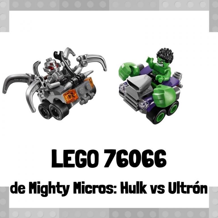 Lee más sobre el artículo Set de LEGO 76066 de Mighty Micros: Hulk vs Ultrón de Marvel