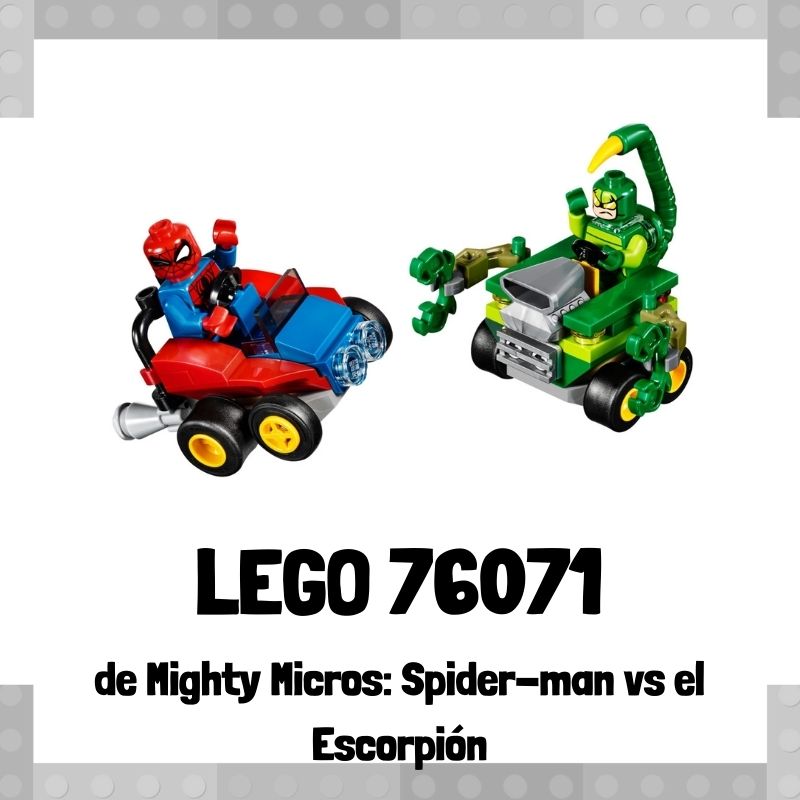 Lee mÃ¡s sobre el artÃ­culo Set de LEGO 76071 de Mighty Micros: Spider-man vs el EscorpiÃ³n de Marvel